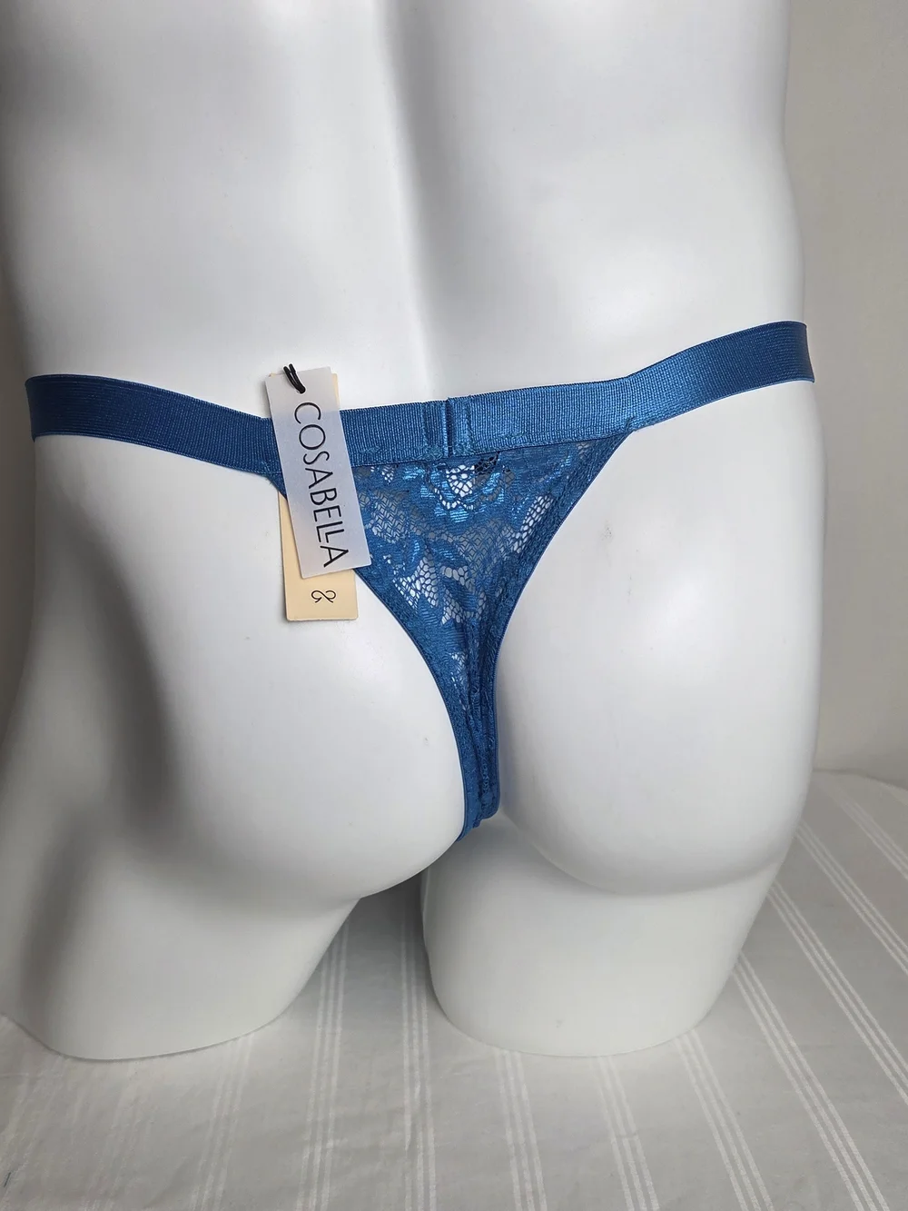Cosabella Constance Blue Men's Italian Thong